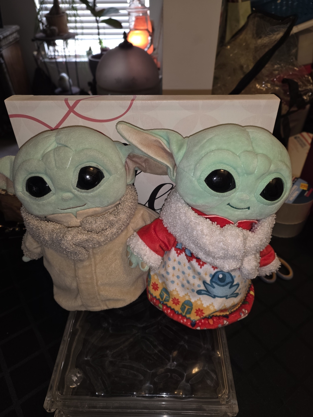 Star Wars Grogu Plush Pair in Green, Beige, Red, White